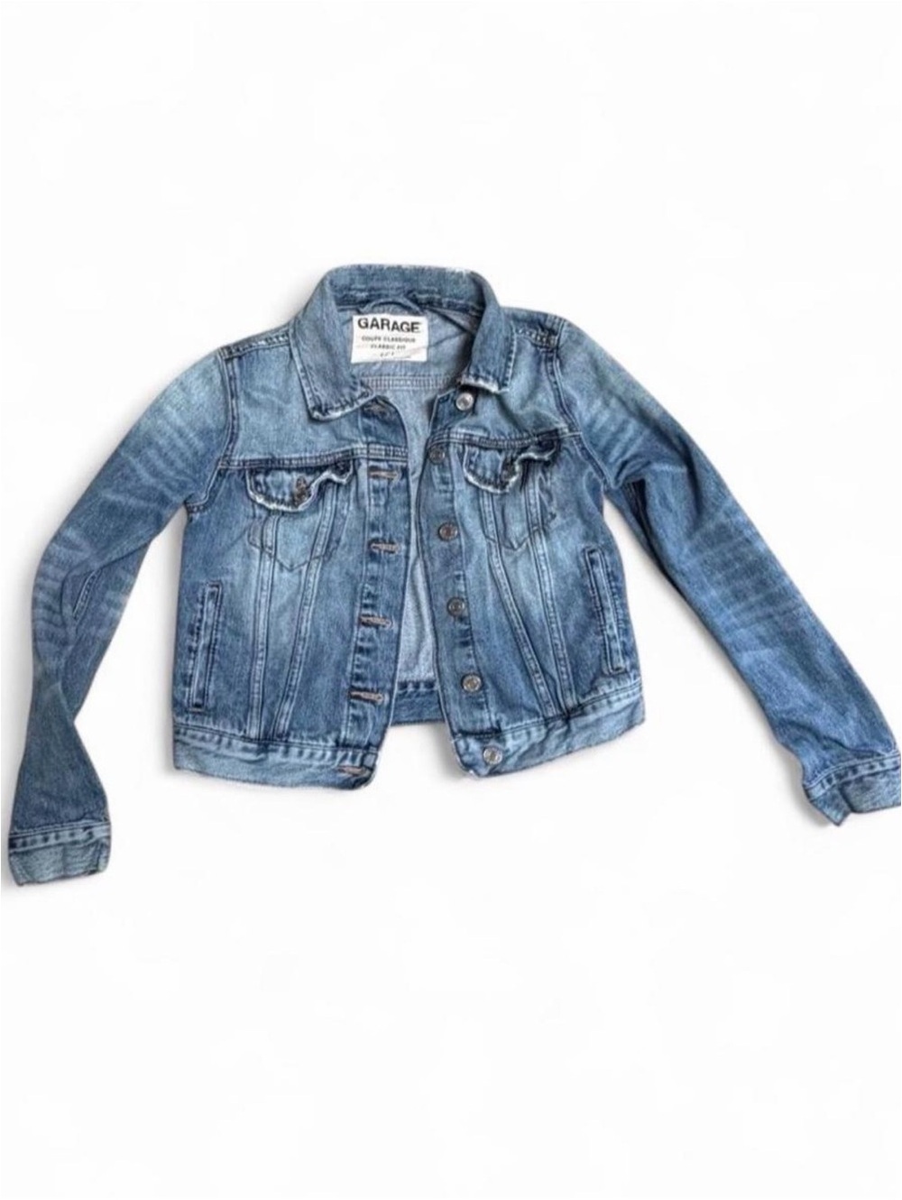 Garage Woman’s Light Wash Denim Jacket - Blue